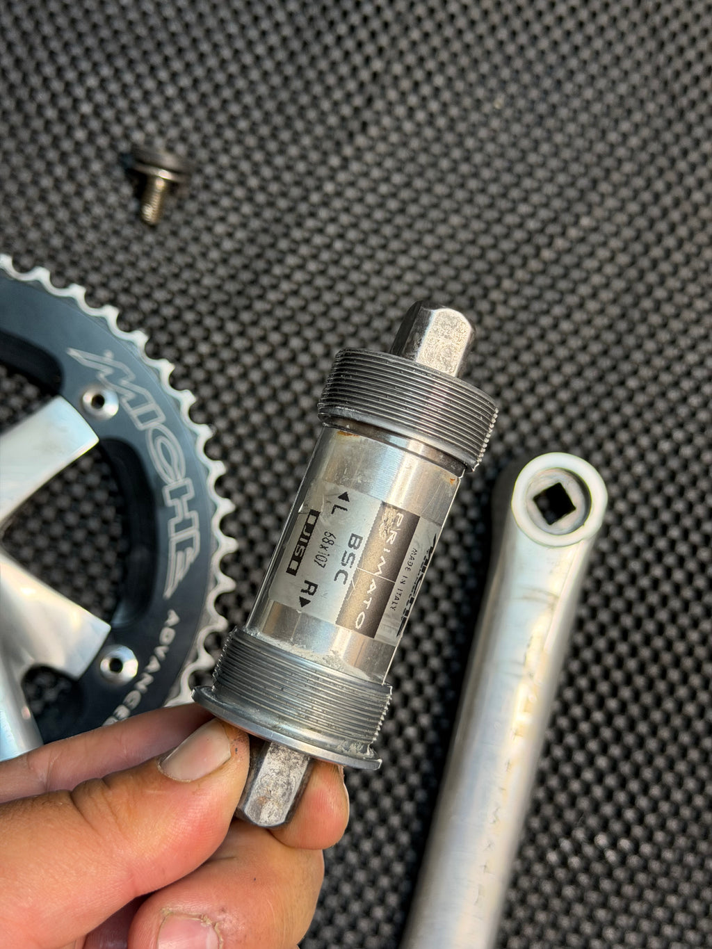 Miche Track Crankset 165mm 144bcd