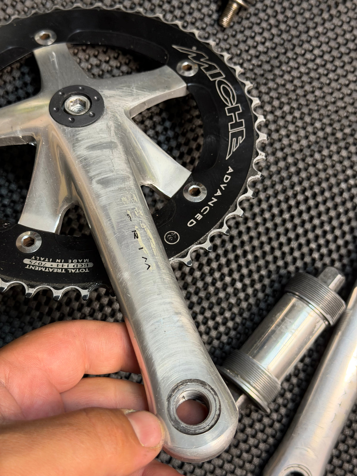 Miche Track Crankset 165mm 144bcd