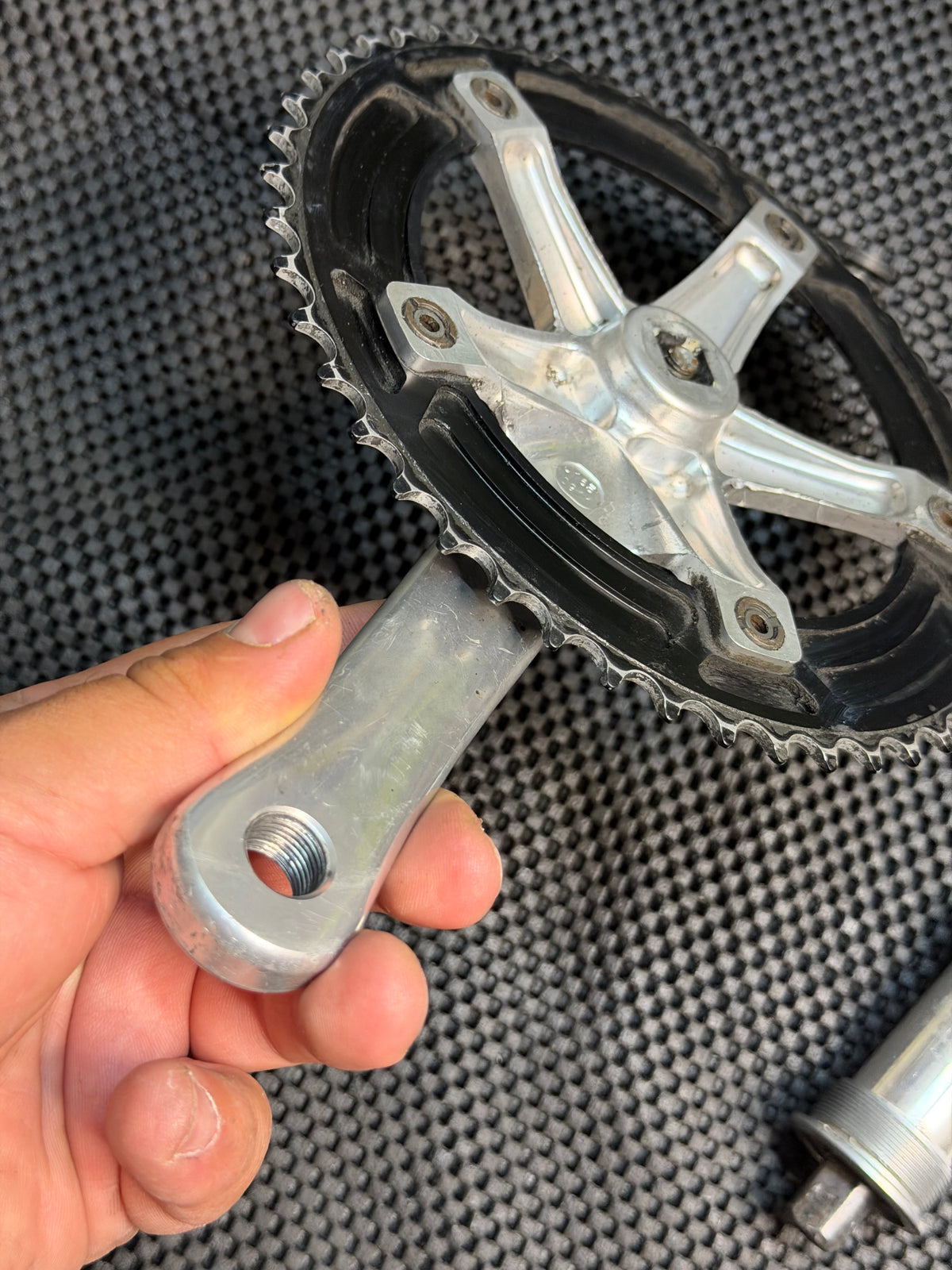Miche Track Crankset 165mm 144bcd