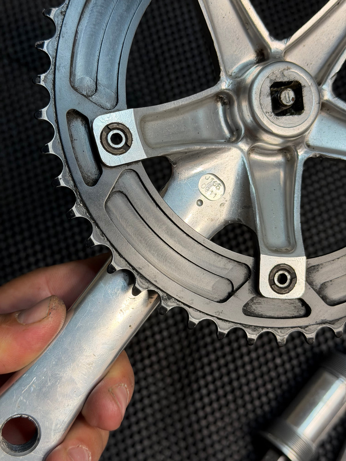 Miche Track Crankset 165mm 144bcd