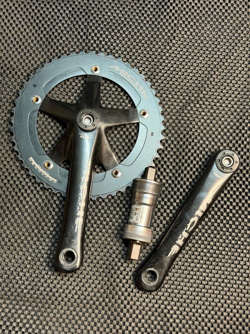 Miche Track Crankset 165mm 144bcd