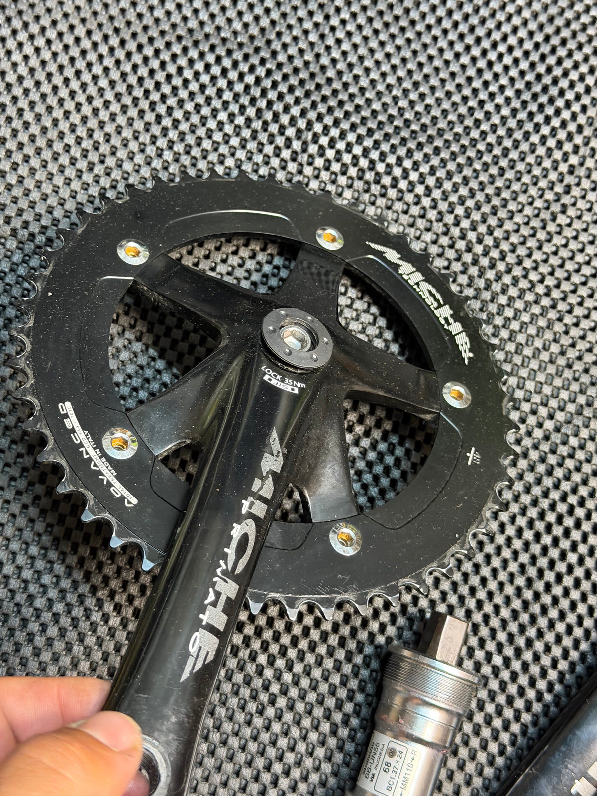 Miche Track Crankset 165mm 144bcd