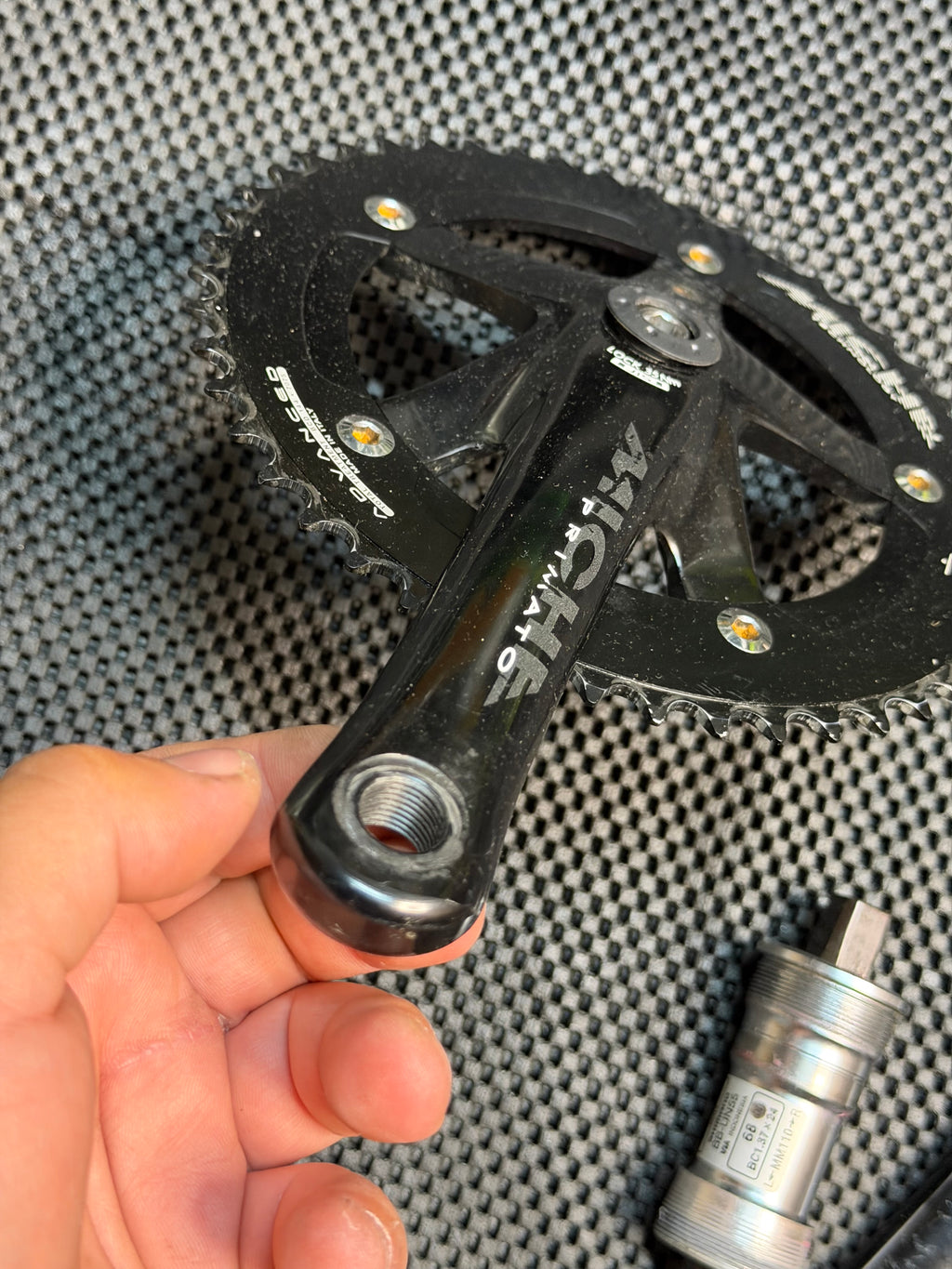 Miche Track Crankset 165mm 144bcd