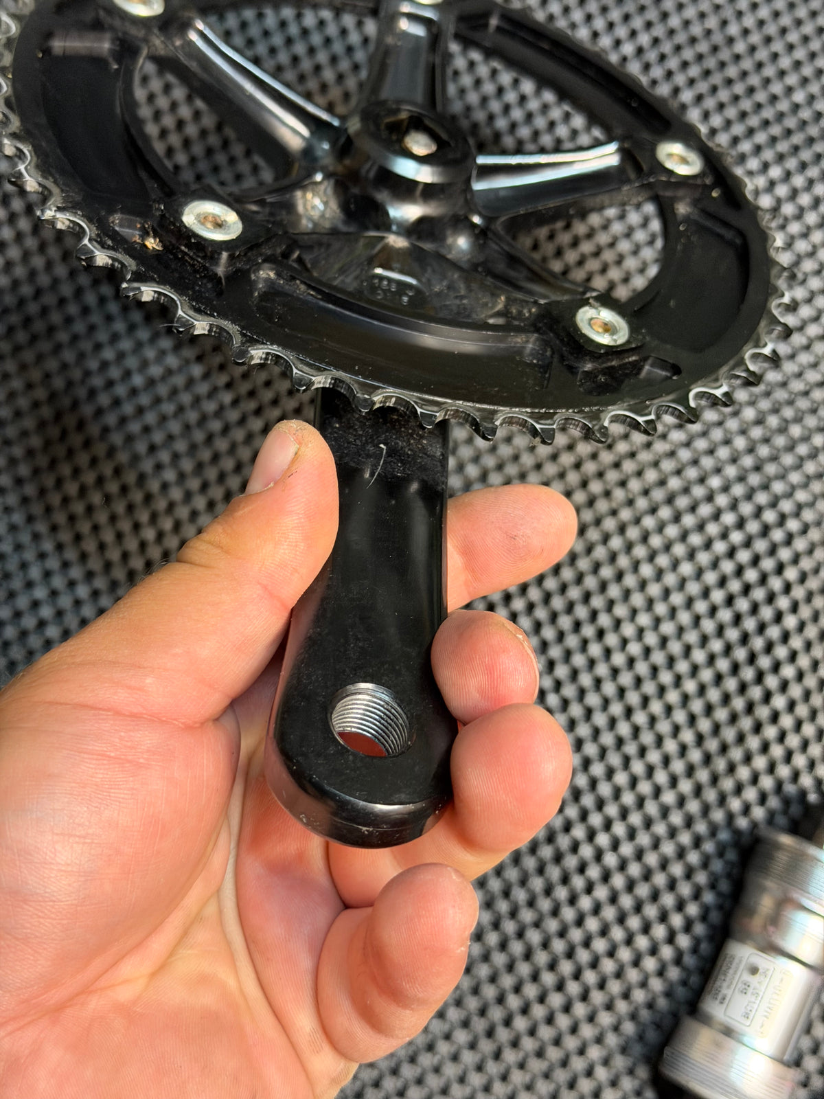 Miche Track Crankset 165mm 144bcd
