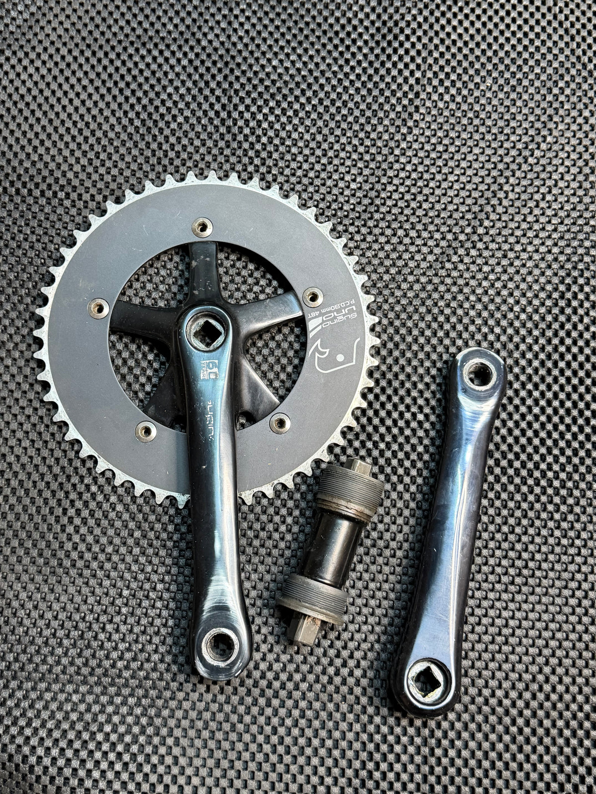Sugino Messenger Crankset 170mm Track 130bcd 48t