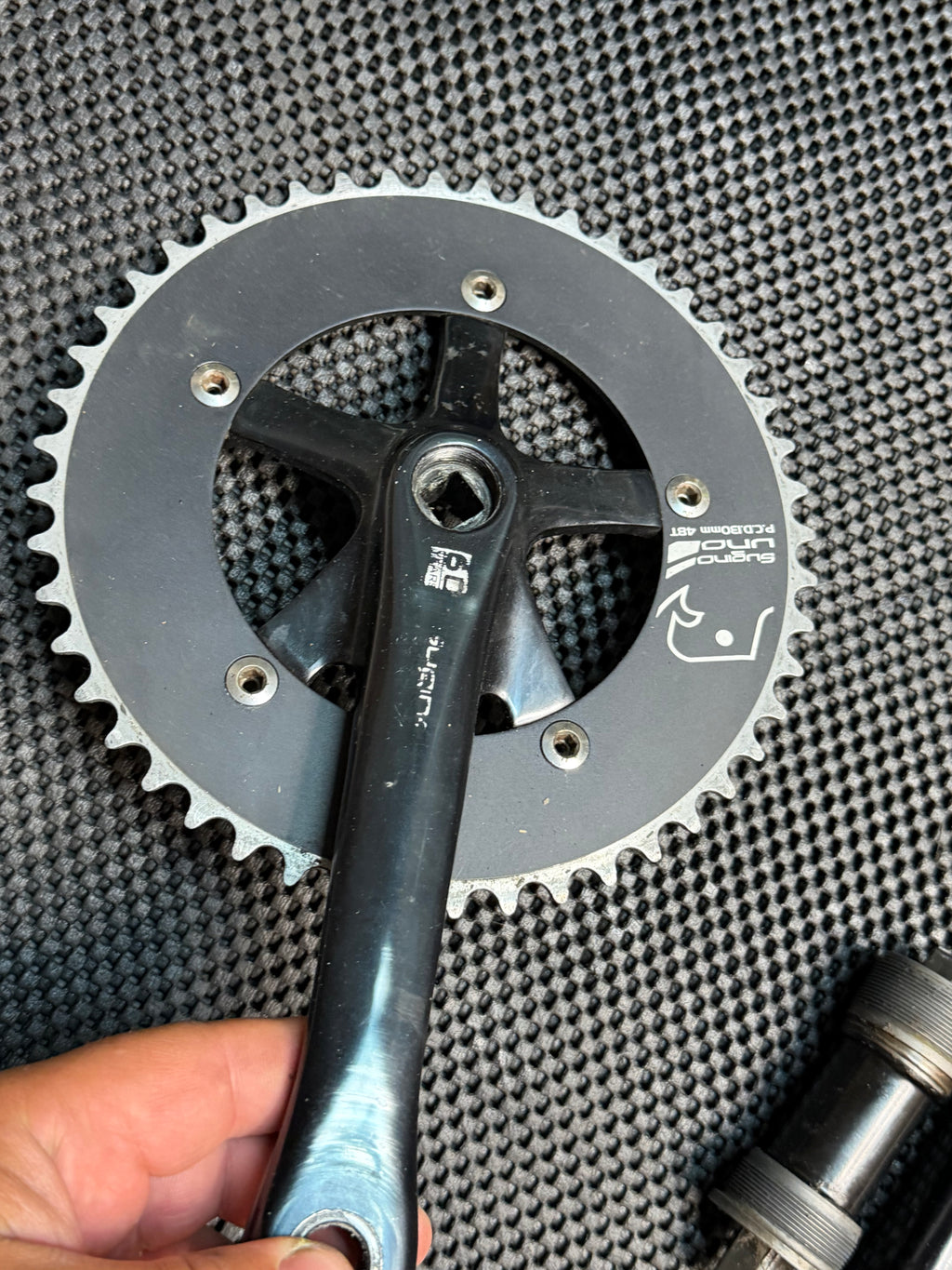 Sugino Messenger Crankset 170mm Track 130bcd 48t