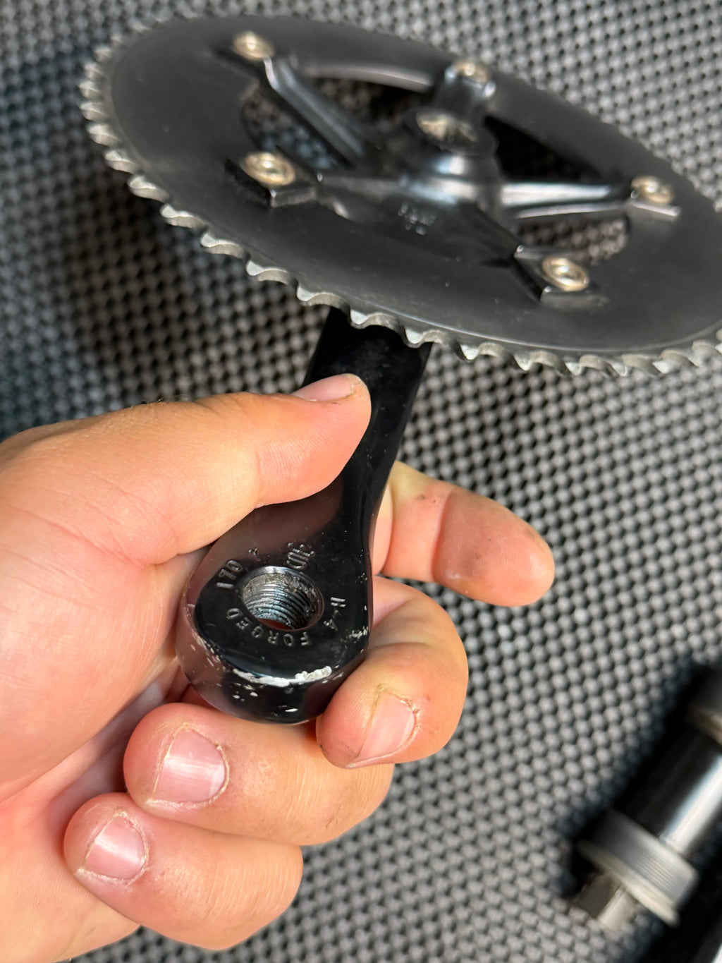 Sugino Messenger Crankset 170mm Track 130bcd 48t
