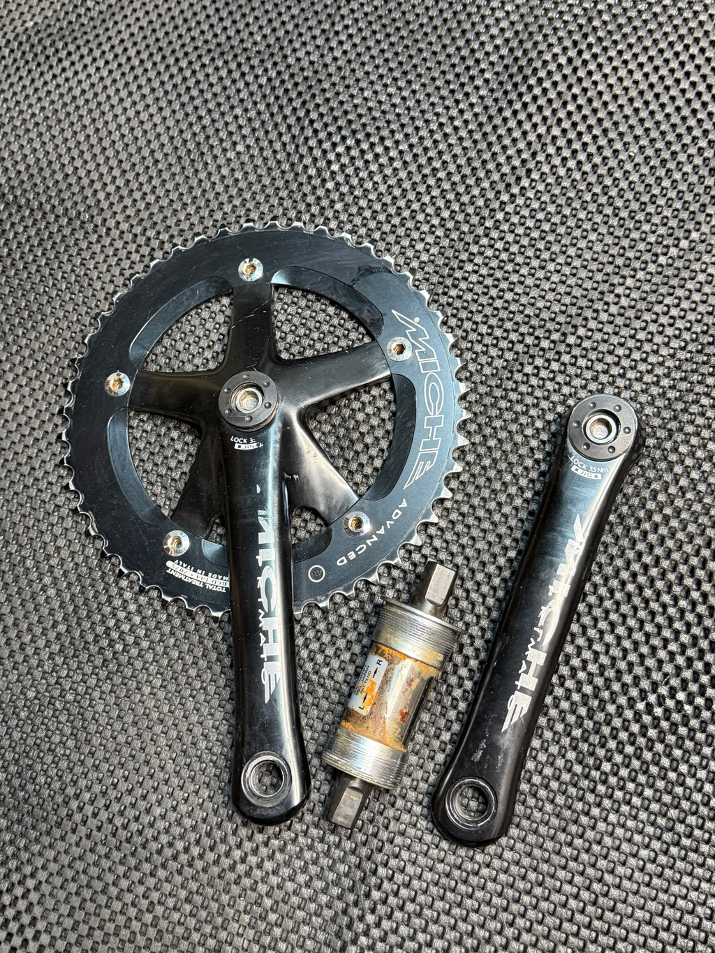 Miche Track Crankset 165mm 144bcd