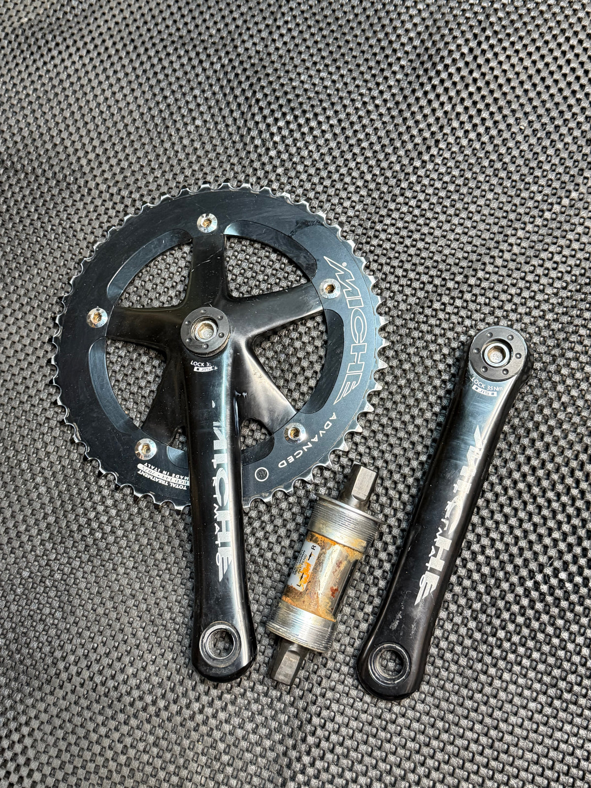 Miche Track Crankset 165mm 144bcd