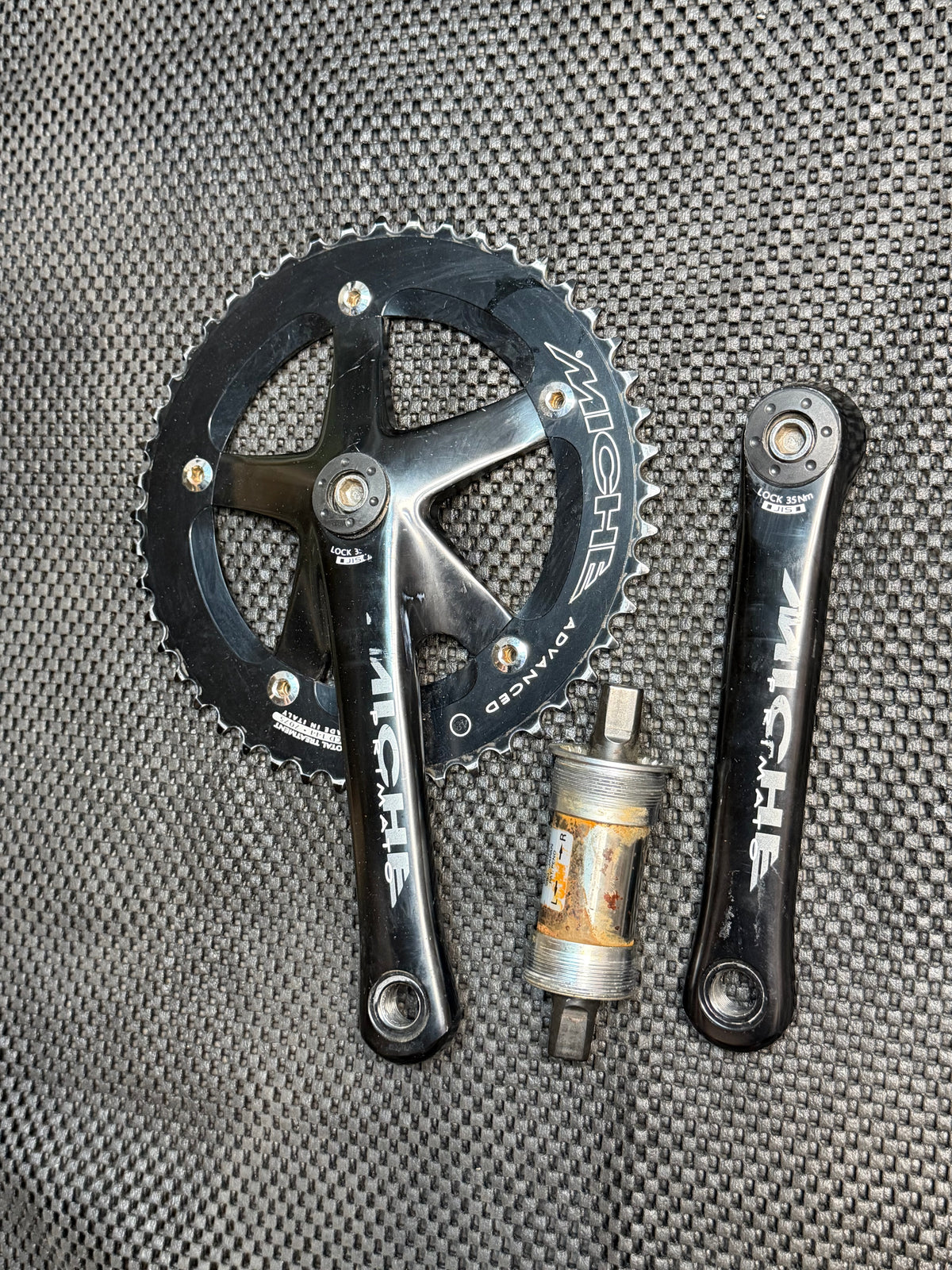 Miche Track Crankset 165mm 144bcd
