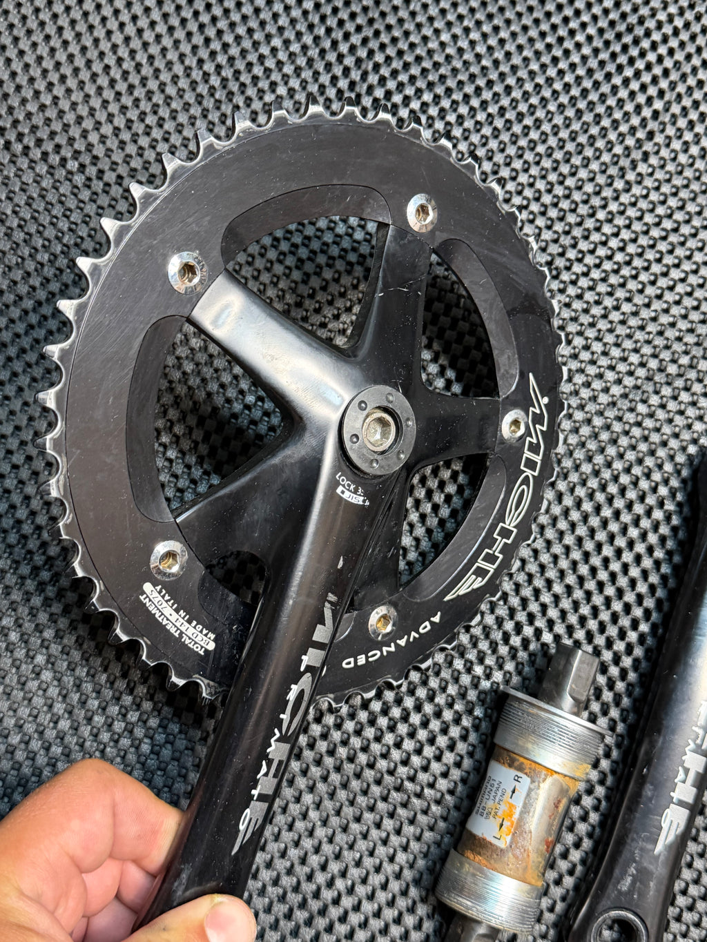 Miche Track Crankset 165mm 144bcd