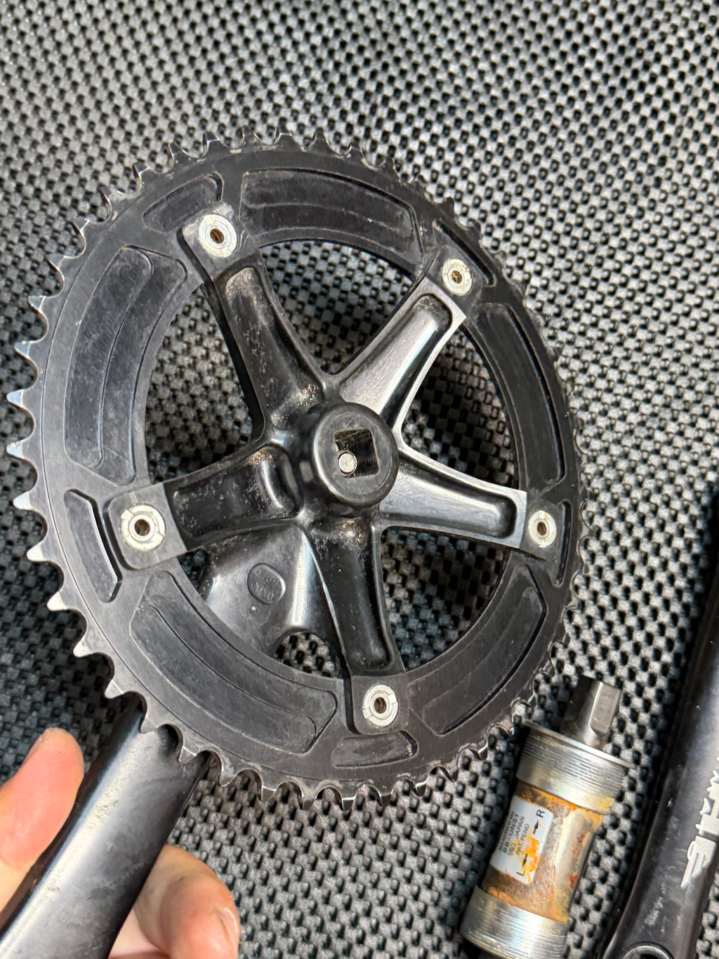 Miche Track Crankset 165mm 144bcd