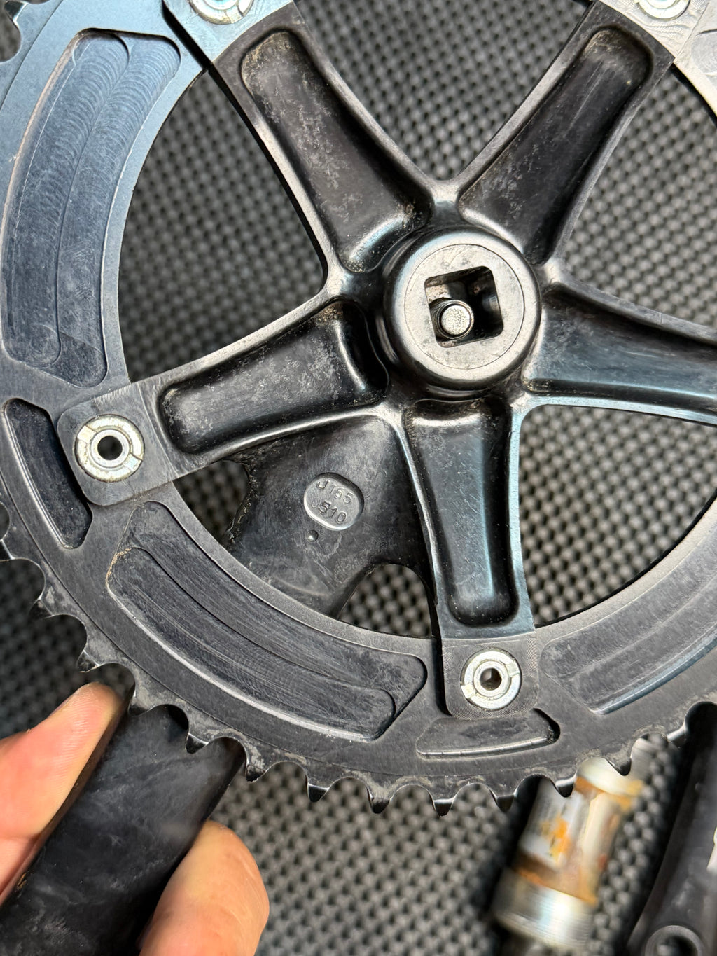 Miche Track Crankset 165mm 144bcd