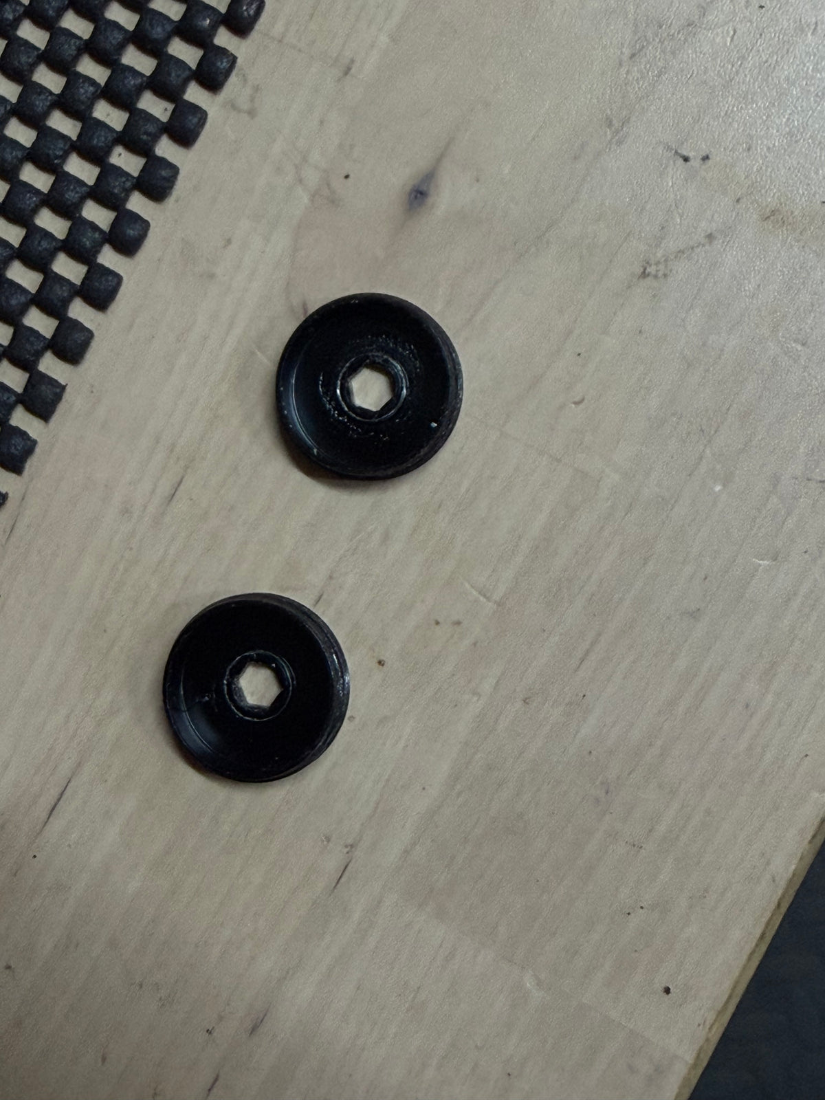 Black Aluminium Crank Dust Caps at Miclo Bikes