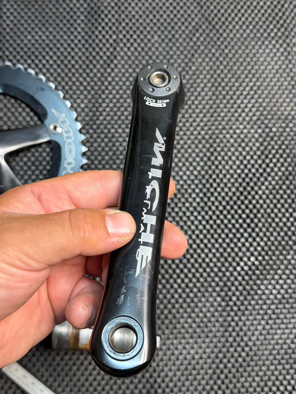 Miche Track Crankset 165mm 144bcd