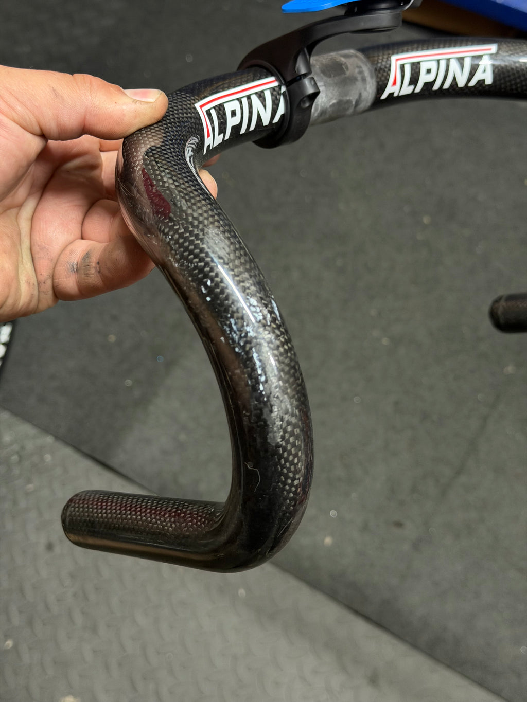 Alpina Carbon Drop Handlebars 33cm by Alpina at Miclo Bikes - image 7