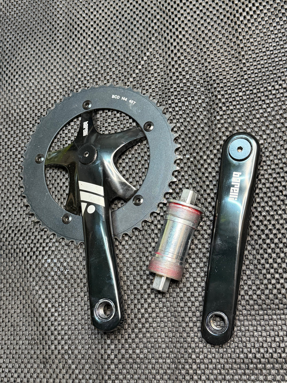 Barelli Track Crankset 165mm 144bcd 48t