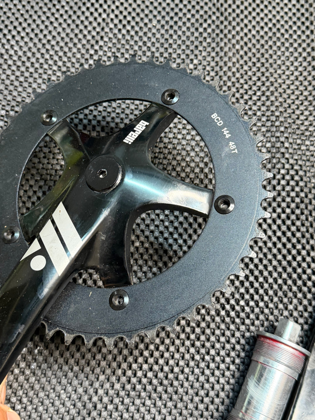 Barelli Track Crankset 165mm 144bcd 48t