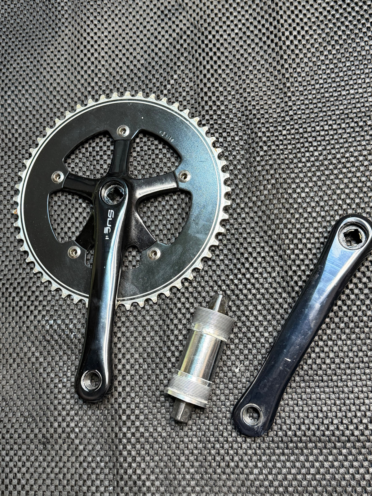 Sugino Track Crankset 51t 135bcd 165mm