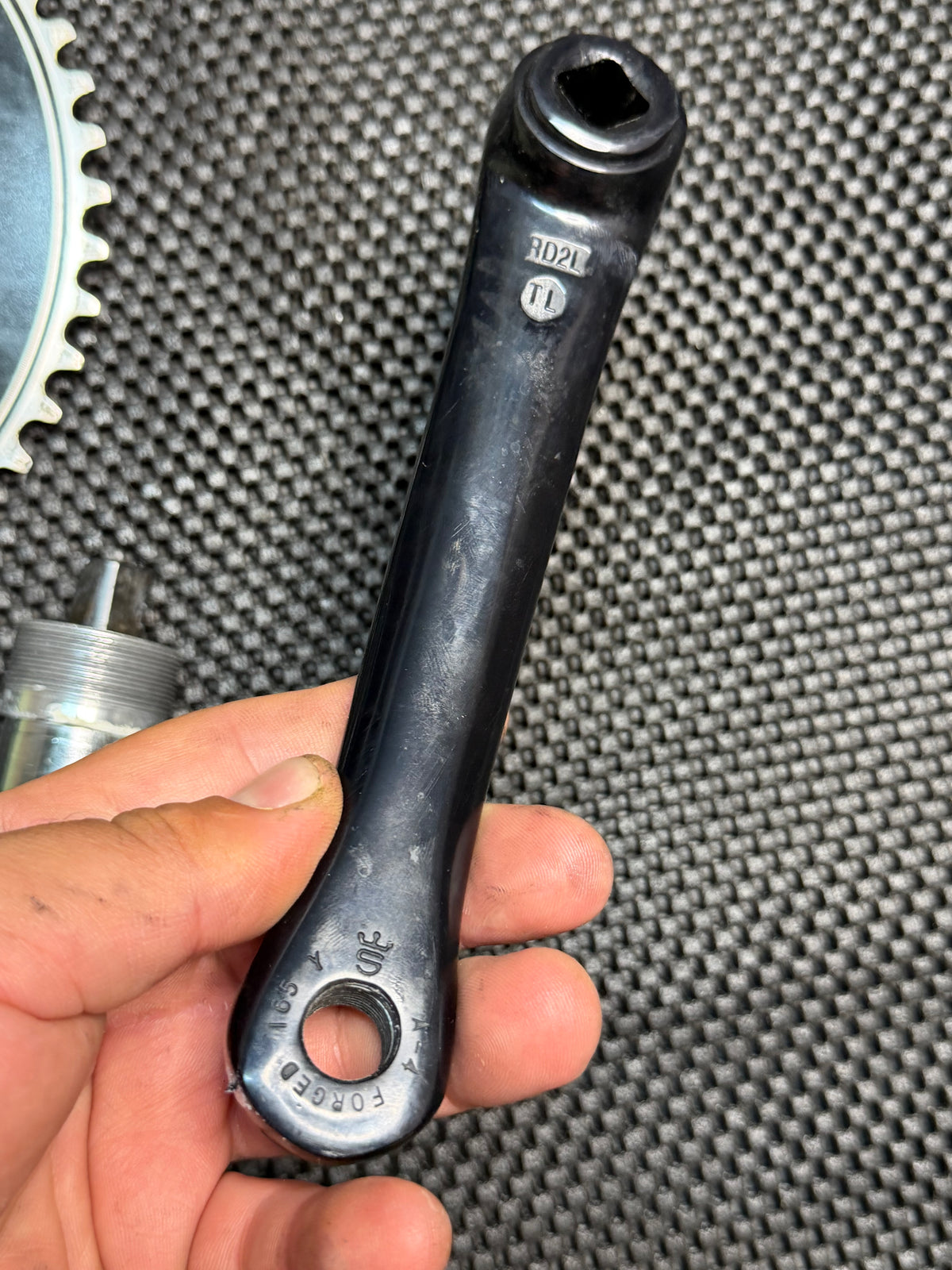 Sugino Track Crankset 51t 135bcd 165mm