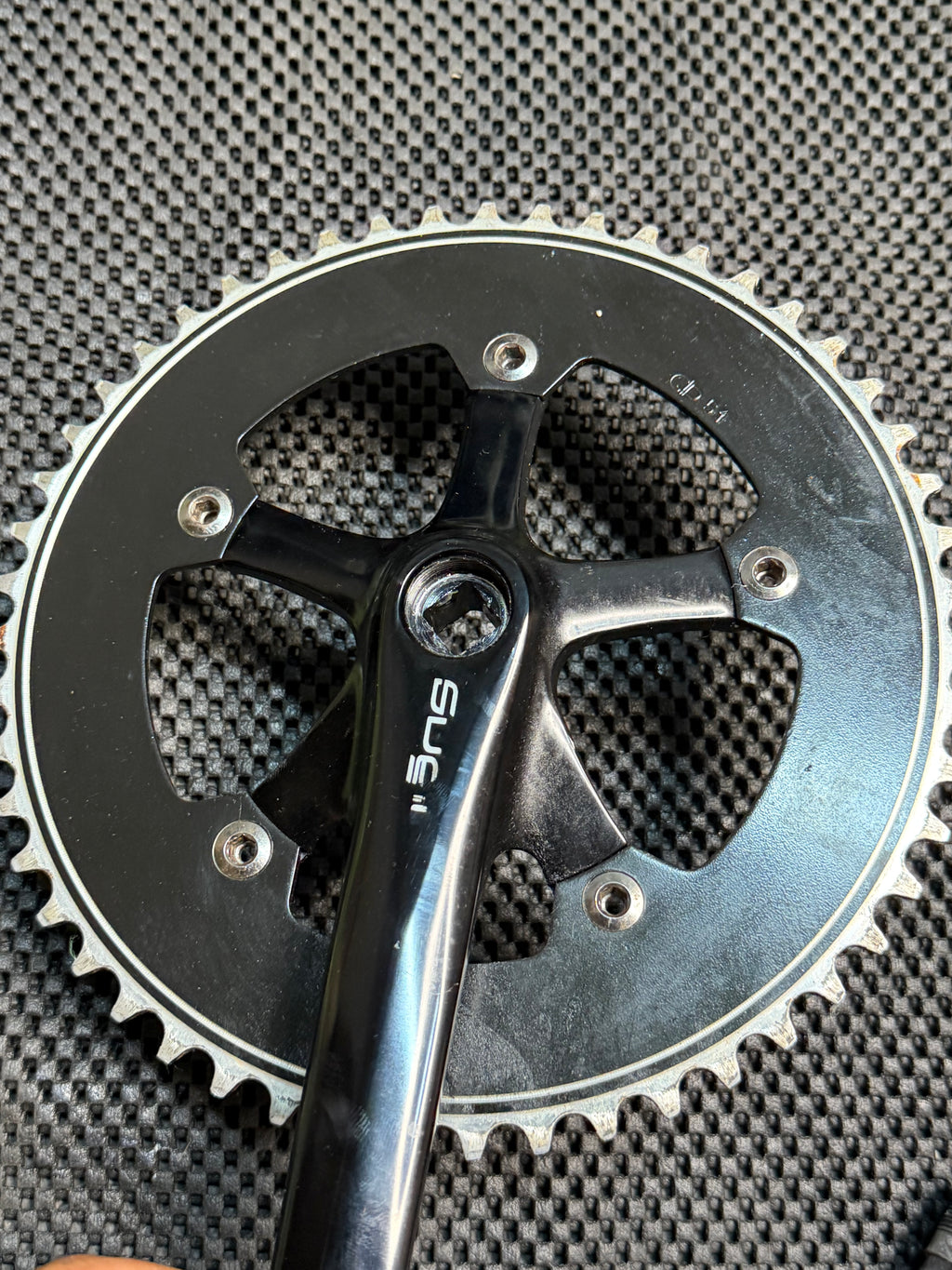 Sugino Track Crankset 51t 135bcd 165mm