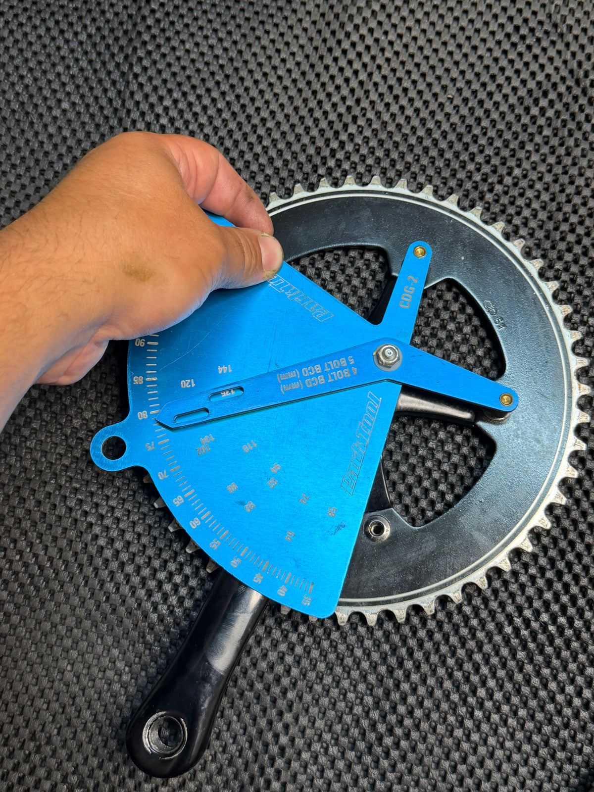 Sugino Track Crankset 51t 135bcd 165mm