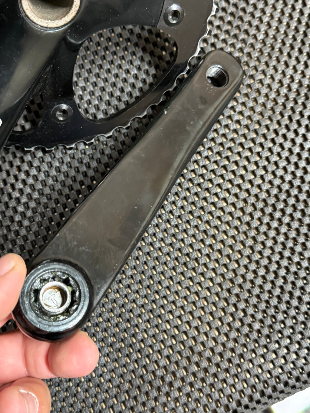 Alpina Track Crankset 165mm 144bcd