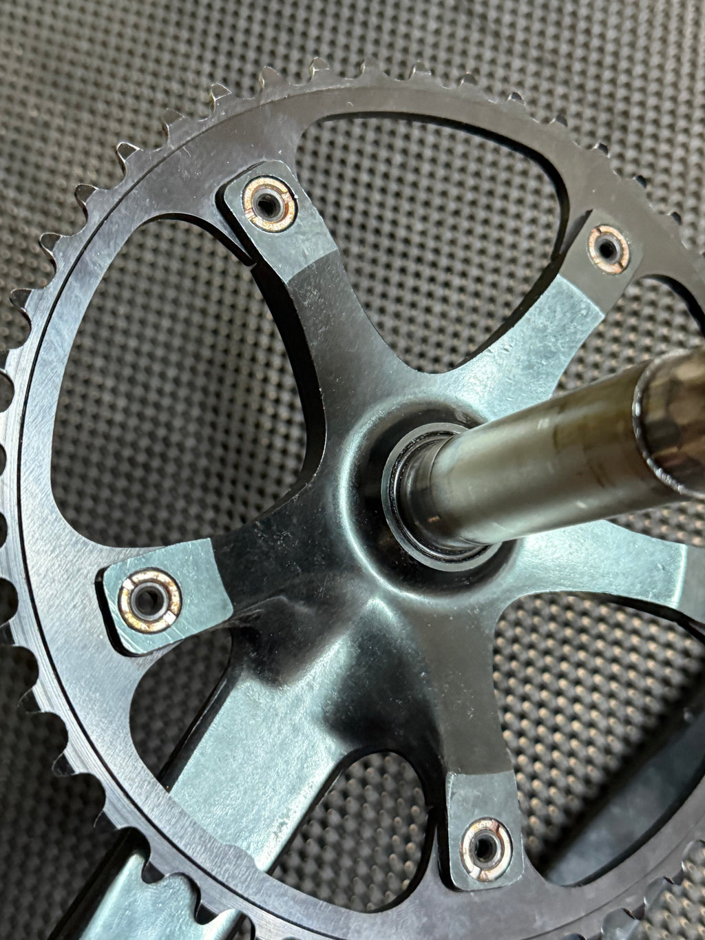 Alpina Track Crankset 165mm 144bcd