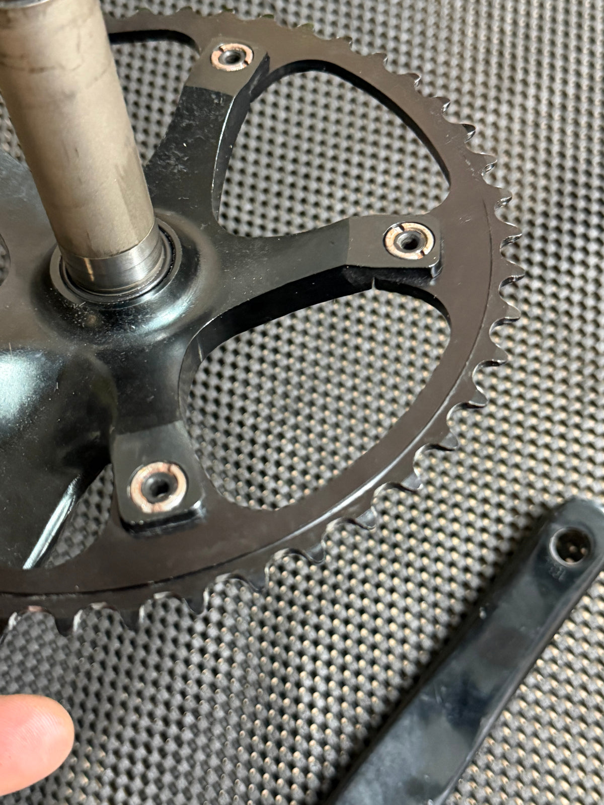 Alpina Track Crankset 165mm 144bcd