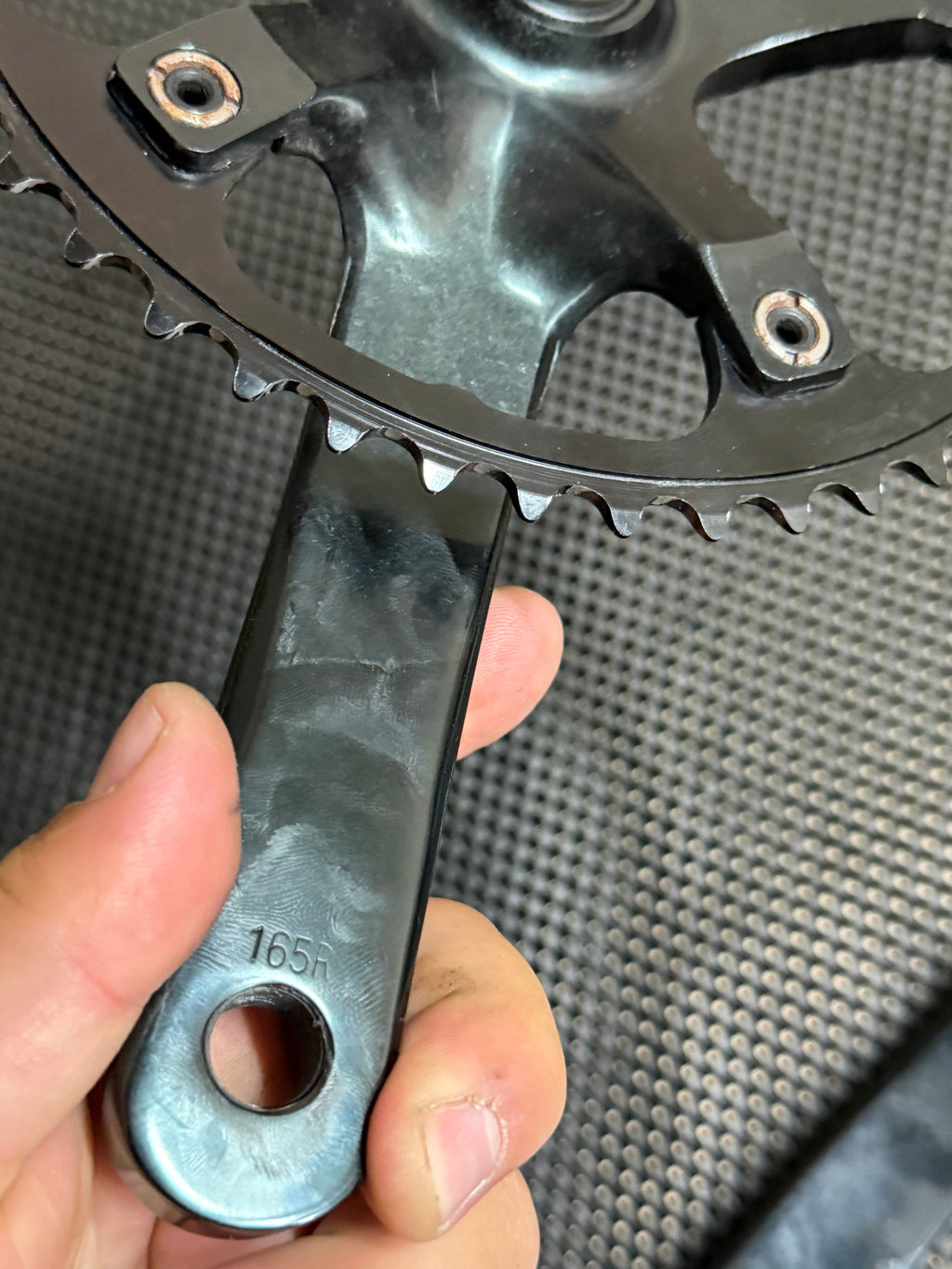 Alpina Track Crankset 165mm 144bcd