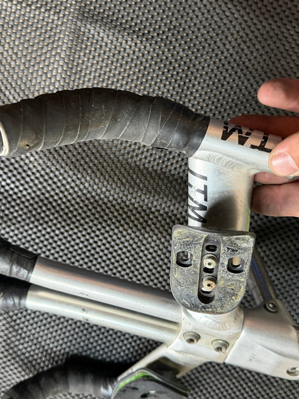 Vintage ITM Dual Quil PursuitV TT handlebars