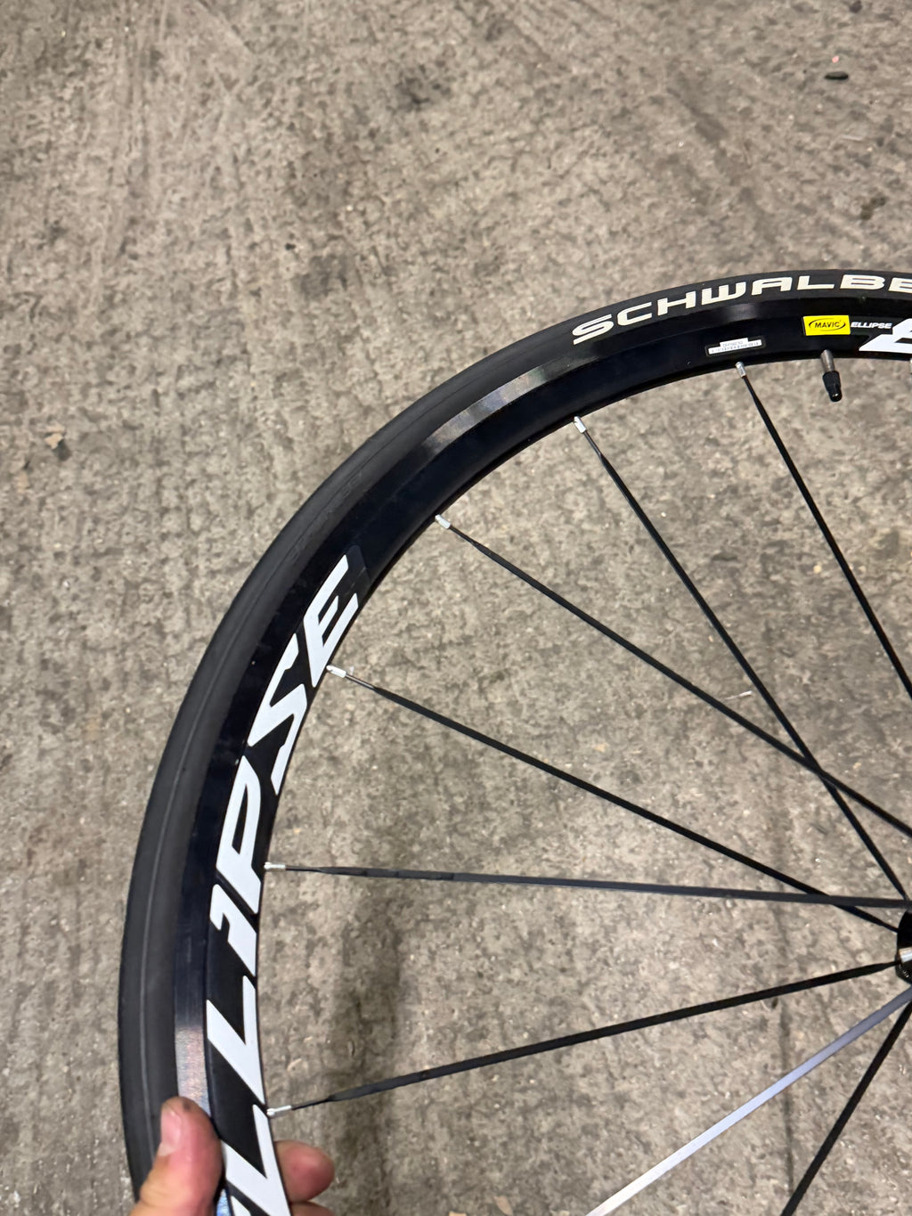 Mavic Ellipse 700c Clincher Track Fixed Gear Wheelset