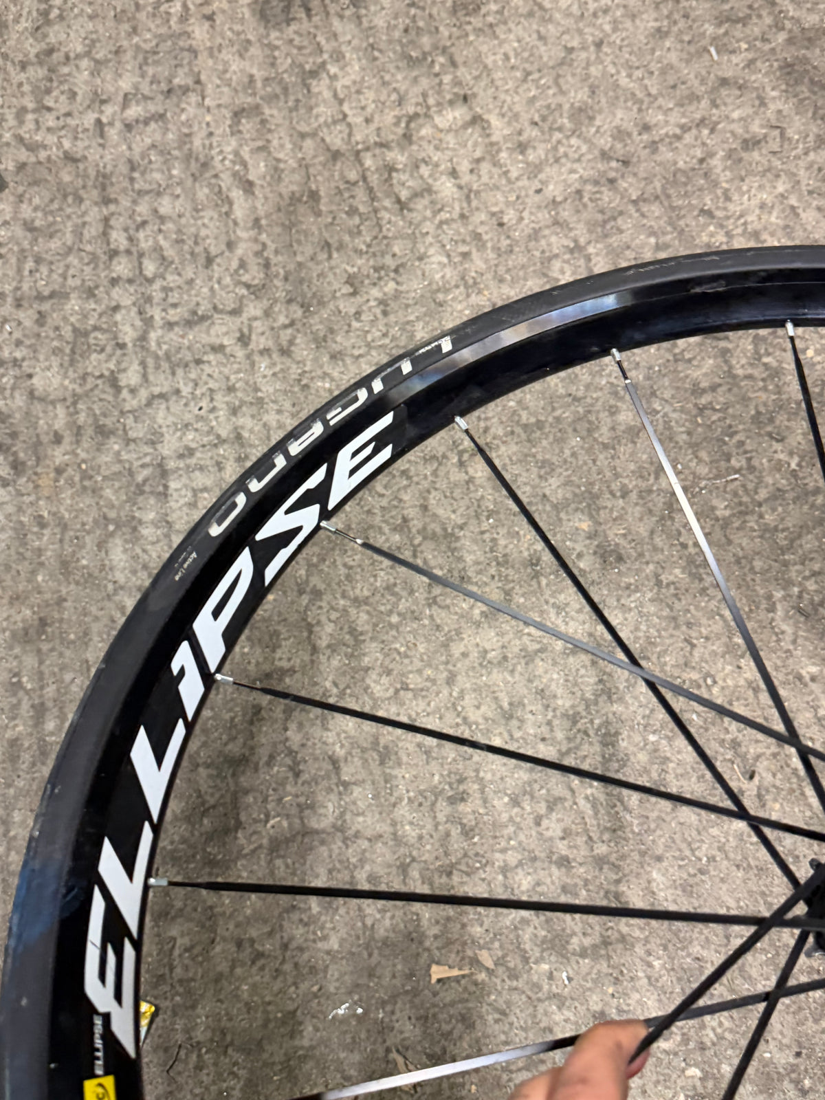 Mavic Ellipse 700c Clincher Track Fixed Gear Wheelset