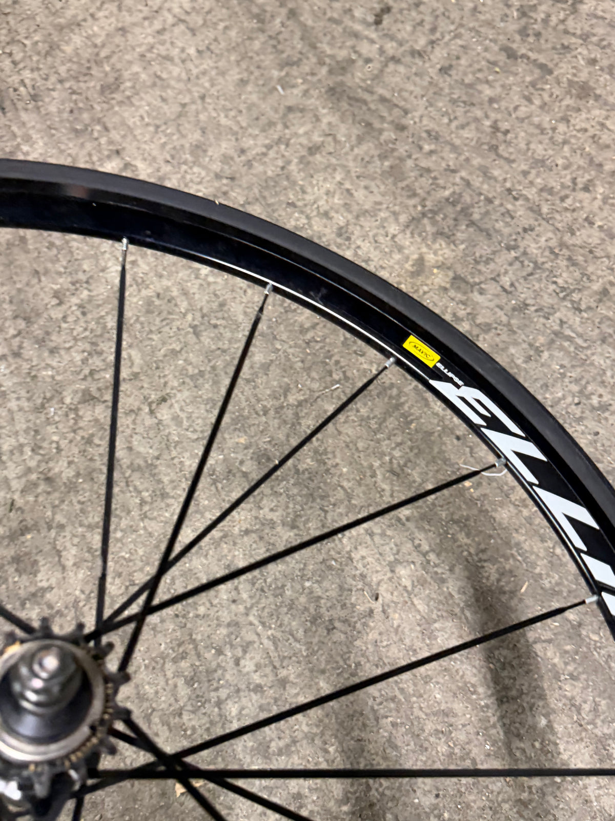 Mavic Ellipse 700c Clincher Track Fixed Gear Wheelset