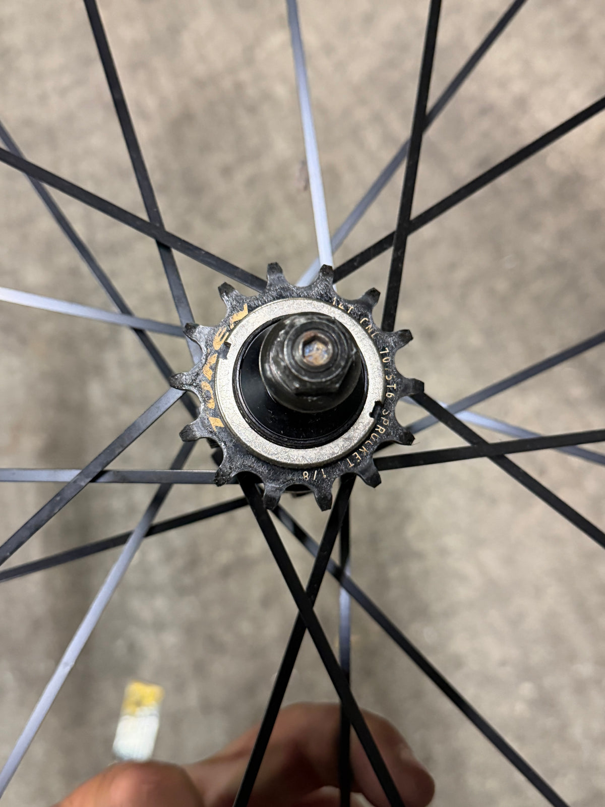 Mavic Ellipse 700c Clincher Track Fixed Gear Wheelset