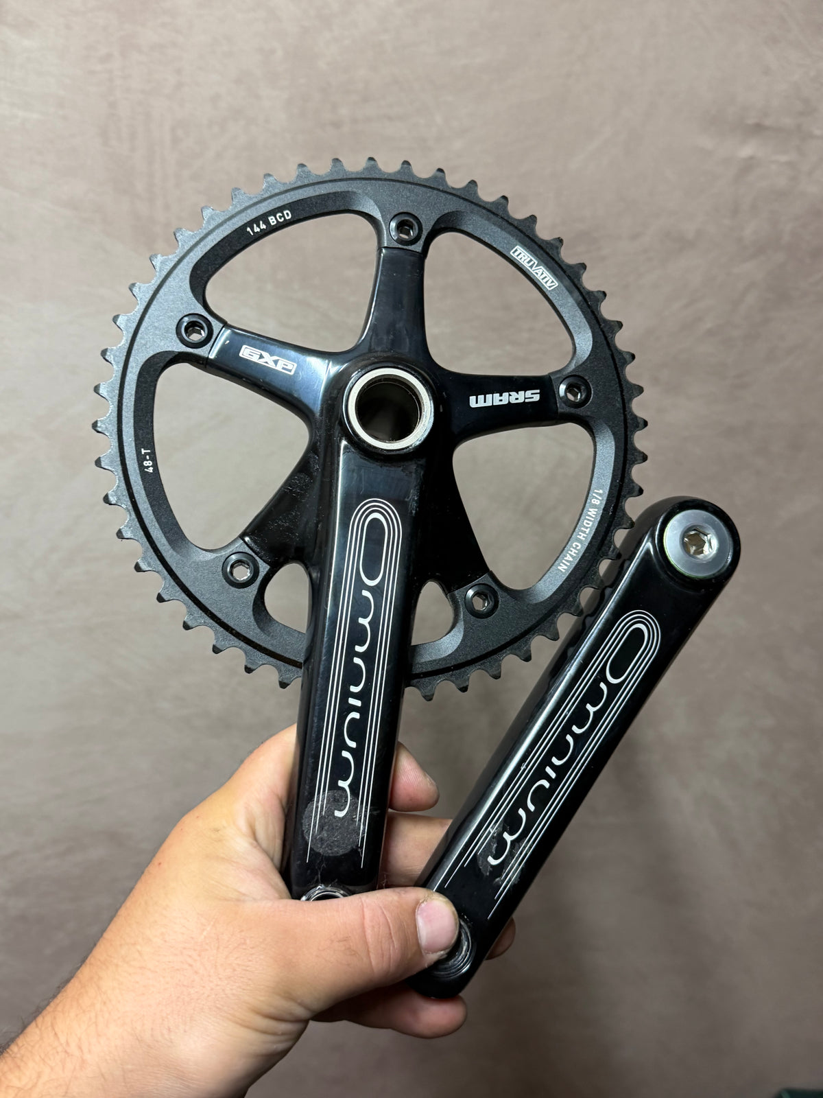 SRAM Omnium Track Crankset 165mm 144 BCD 48T