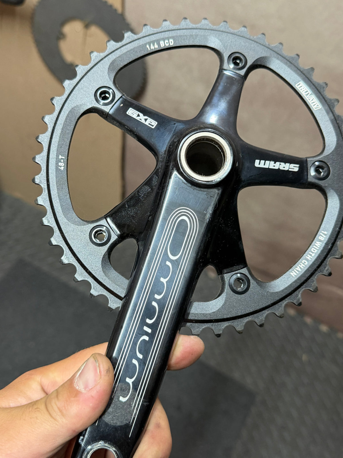 SRAM Omnium Track Crankset 165mm 144 BCD 48T