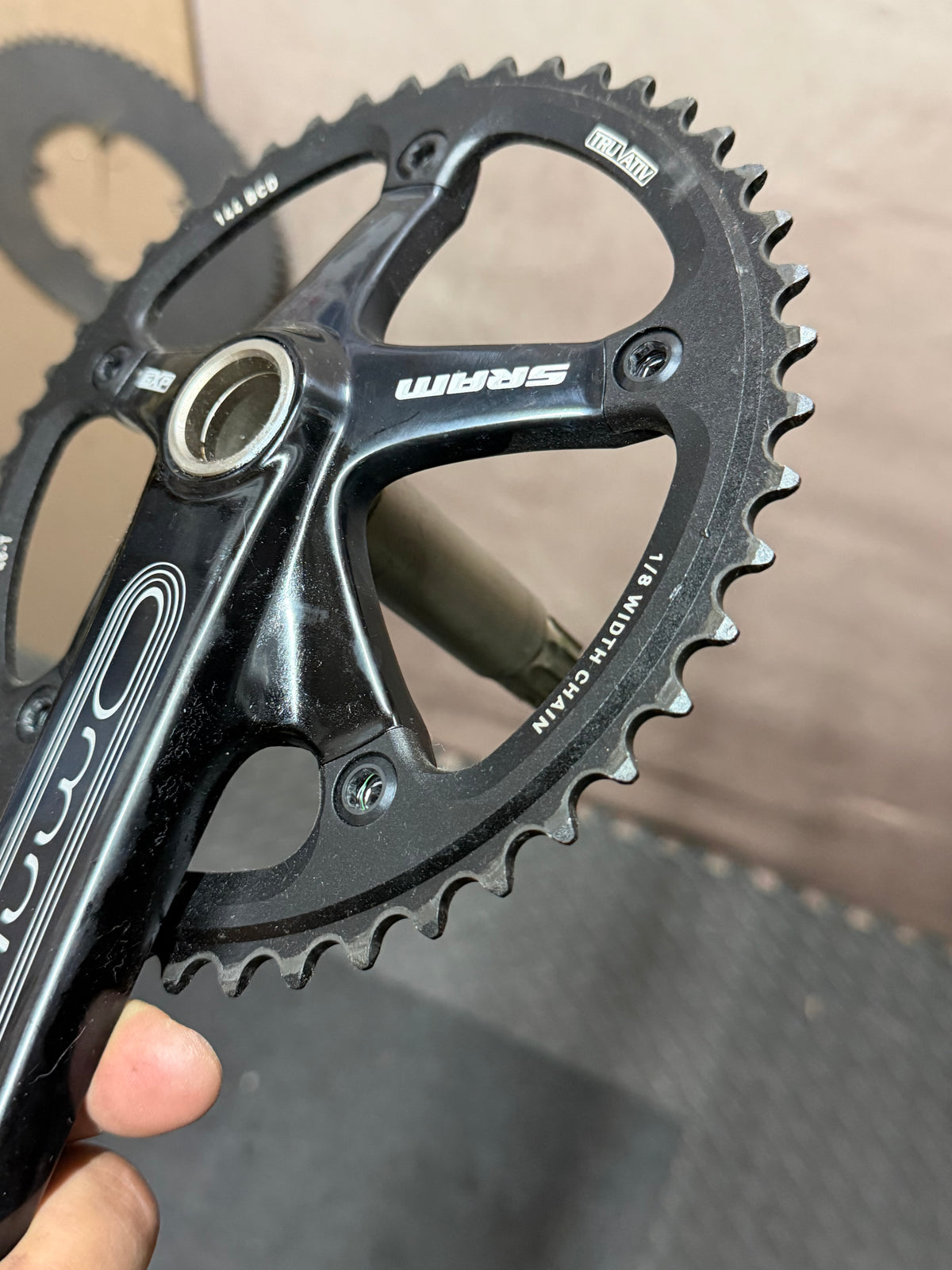 SRAM Omnium Track Crankset 165mm 144 BCD 48T