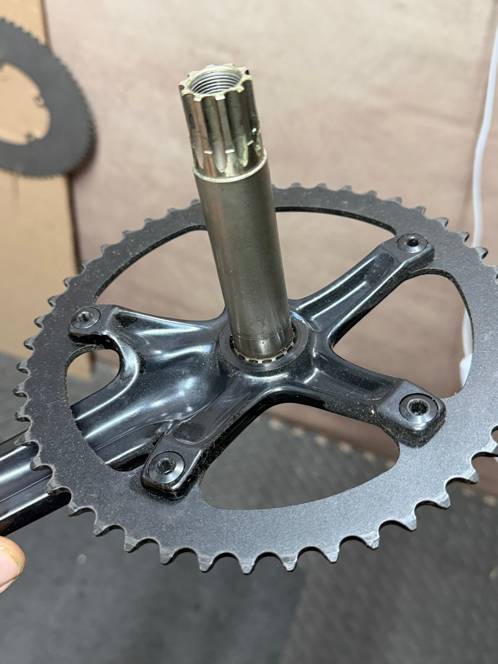 SRAM Omnium Track Crankset 165mm 144 BCD 48T
