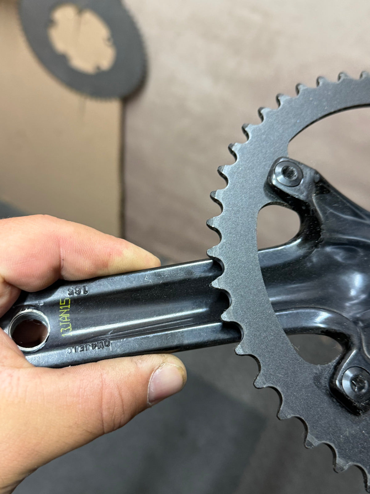 SRAM Omnium Track Crankset 165mm 144 BCD 48T