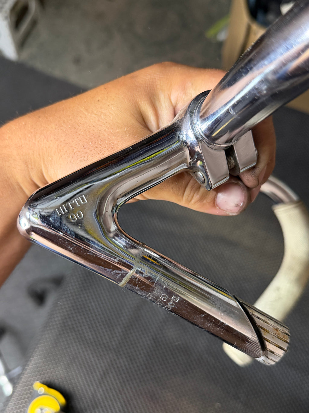 NJS Nitto Stem and Handlebars NJS 40cm
