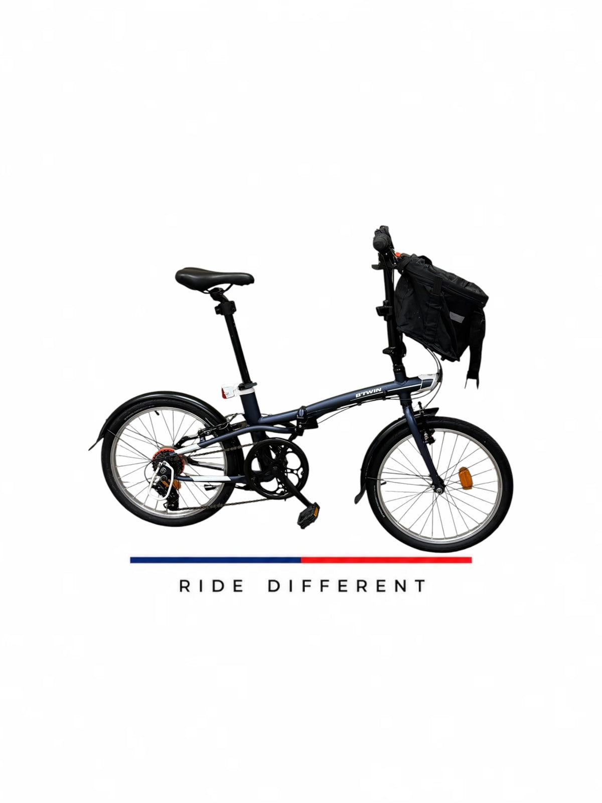 BTWIN Fold 500 Folding Bike – Dark Blue