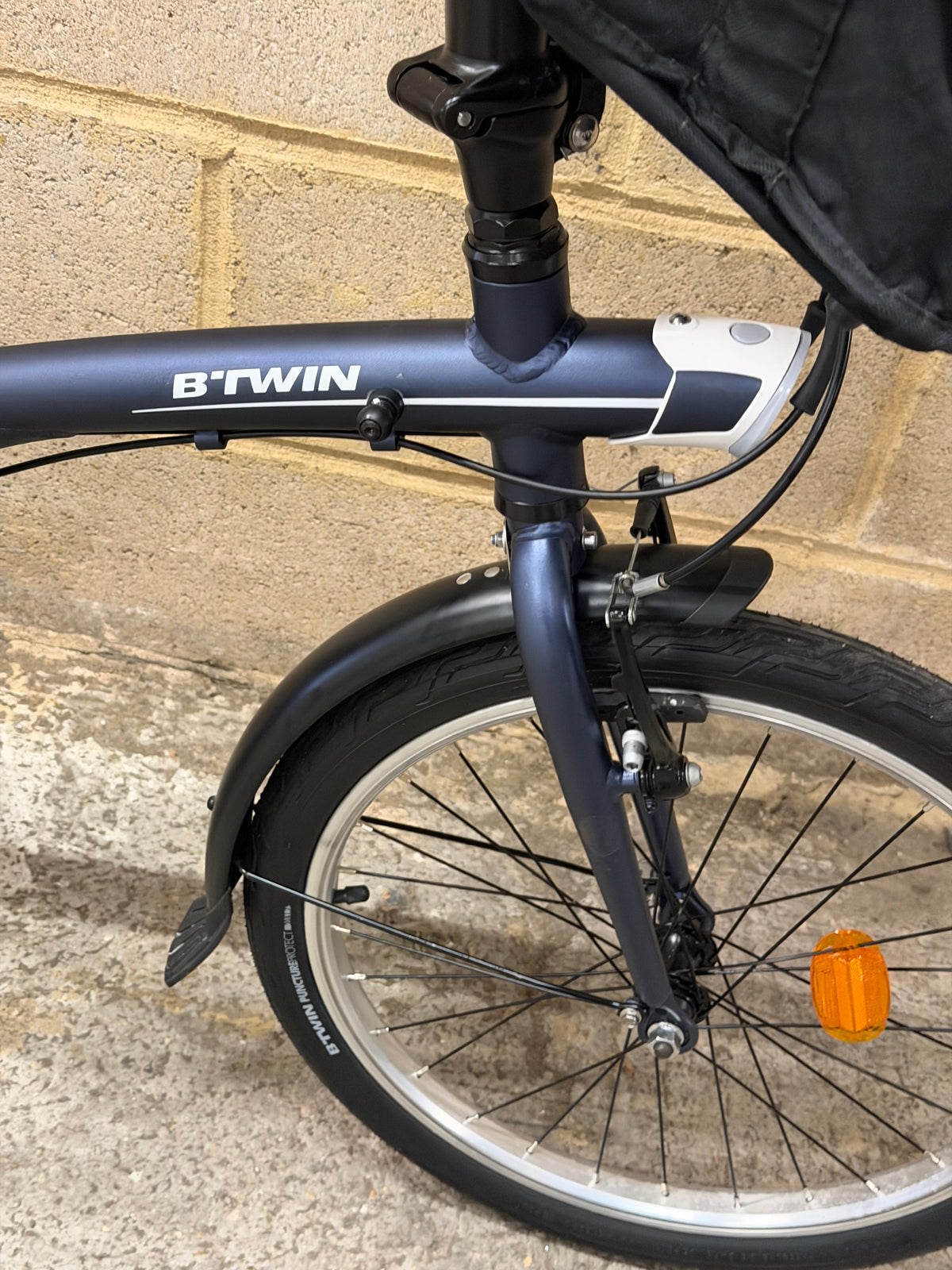 BTWIN Fold 500 Folding Bike – Dark Blue