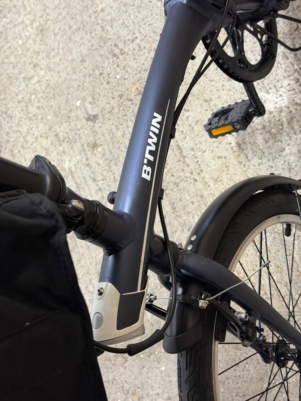 BTWIN Fold 500 Folding Bike – Dark Blue