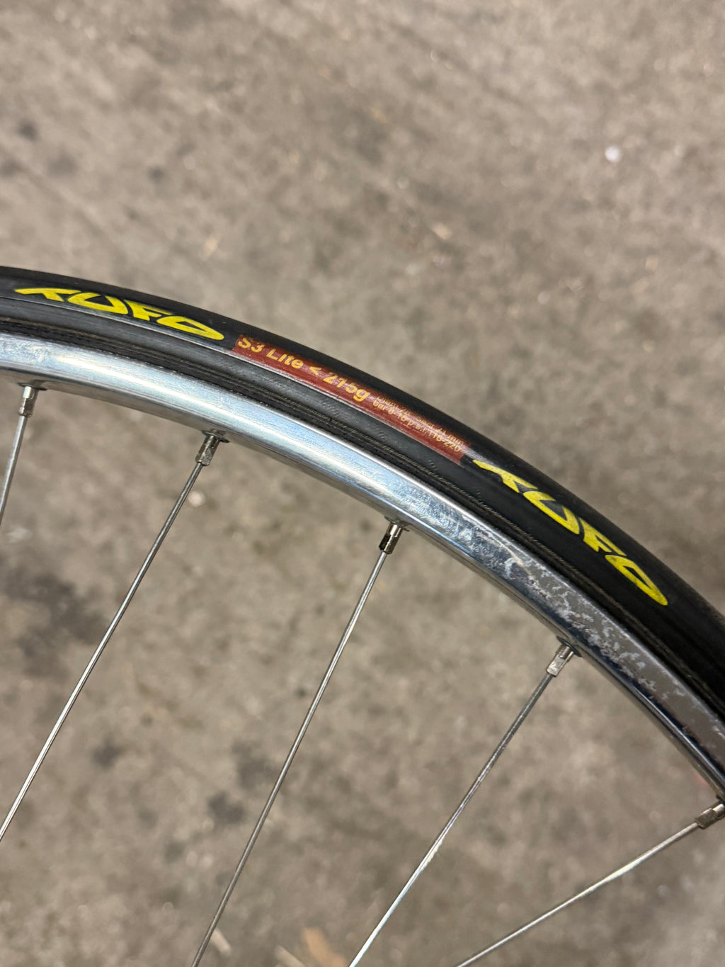 Track Tubular Wheelset Araya rims 700c