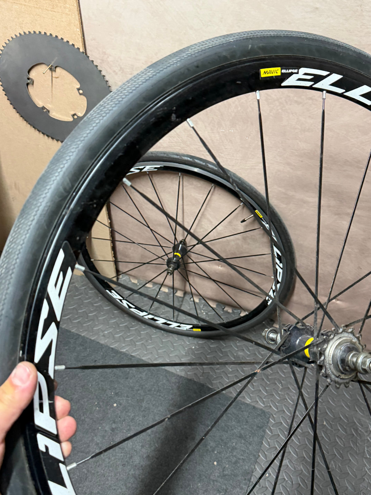 Mavic Ellipse Track Wheelset 700c Clincher Fixed Gear