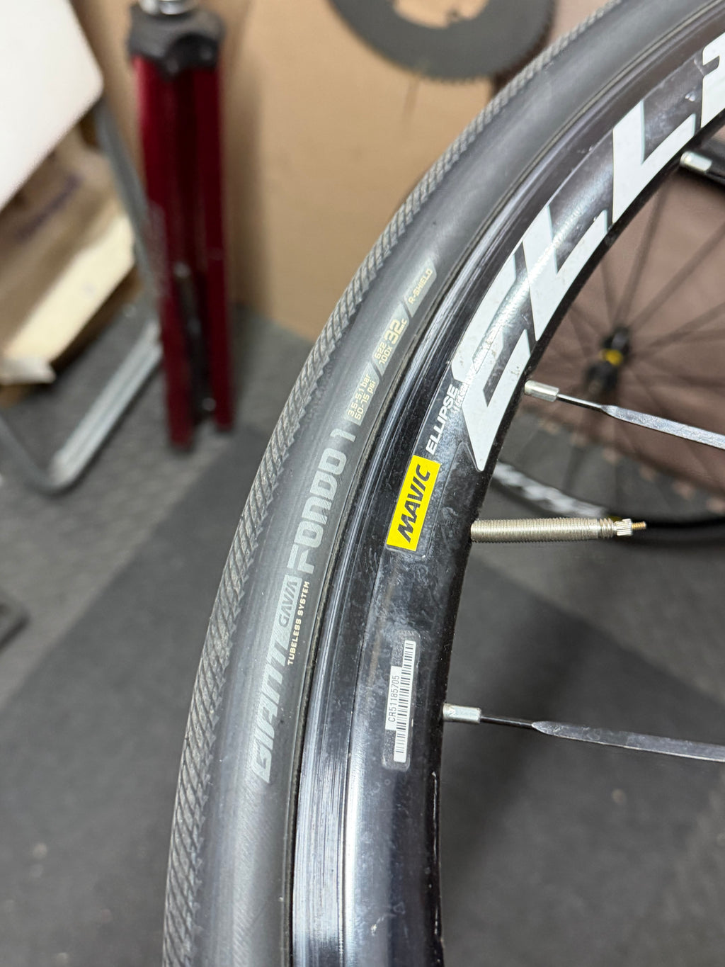 Mavic Ellipse Track Wheelset 700c Clincher Fixed Gear