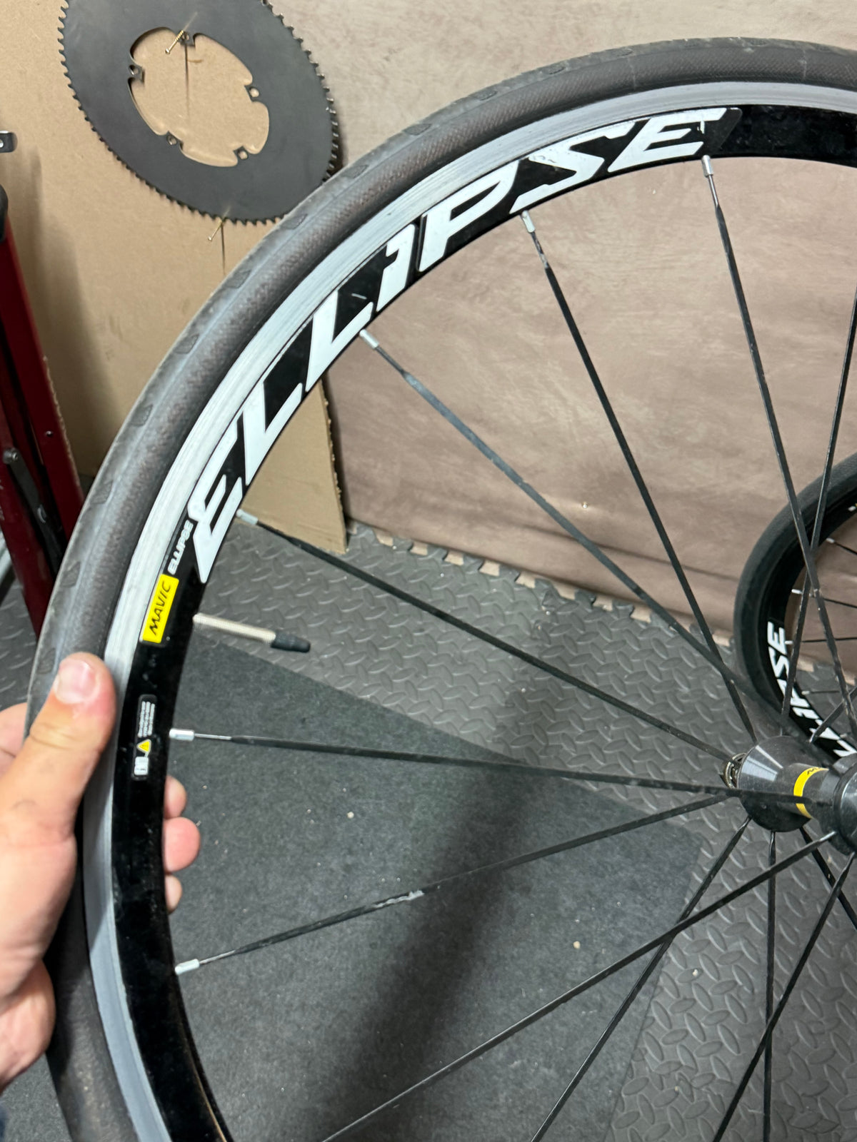 Mavic Ellipse Track Wheelset 700c Clincher Fixed Gear