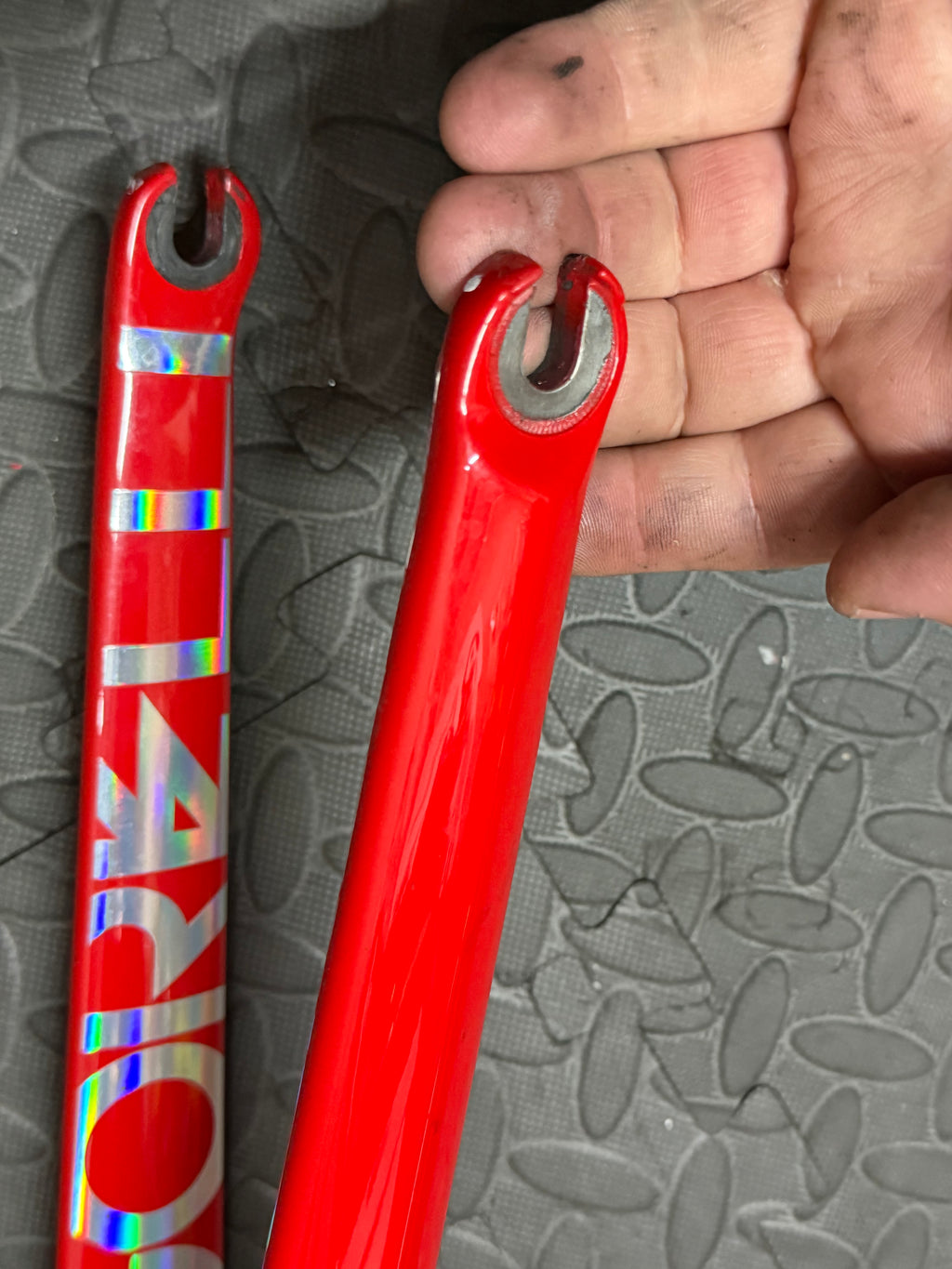 Cinelli Vigorelli Shark Track Frameset, Size 56cm Red