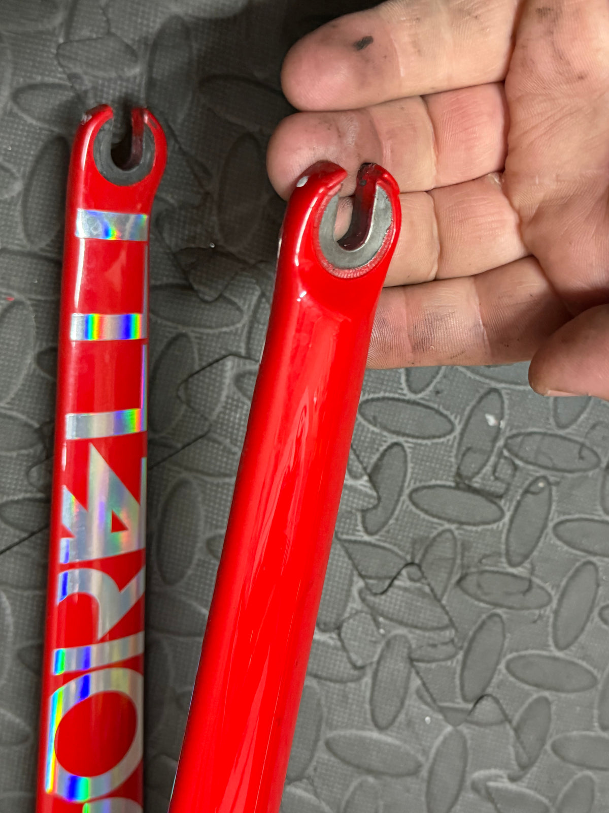 Cinelli Vigorelli Shark Track Frameset, Size 56cm Red